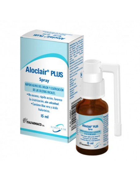 Aloclair Plus spray 15 ml | Higiene | Farmaelglobo Aloclair Plus spray 15 ml | Higiene | Farmaelglobo