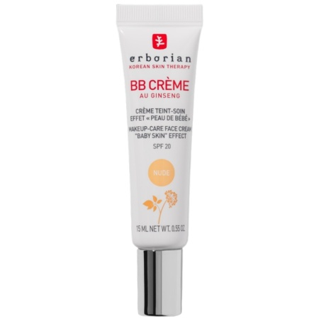 Erborian BB Cream Ginseng- Base de maquillaje hidratante SPF20 Tono...
