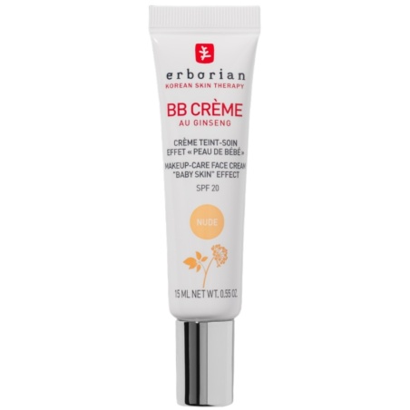 Erborian BB Cream Ginseng- Base de maquillaje hidratante SPF20 Tono...