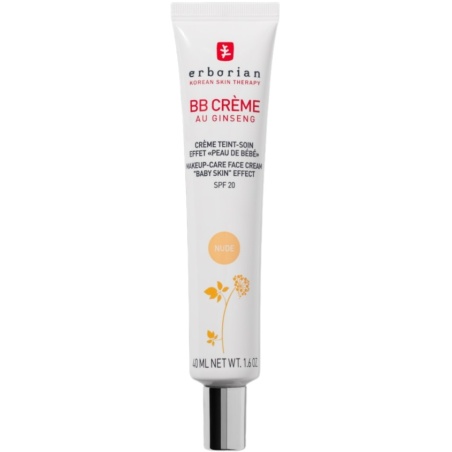 Erborian BB Cream Ginseng- Base de maquillaje hidratante SPF20 Tono...