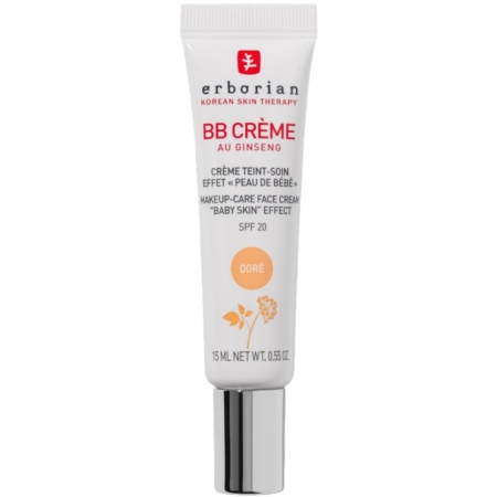 Erborian BB Cream Ginseng- Base de maquillaje hidratante SPF20 Tono...
