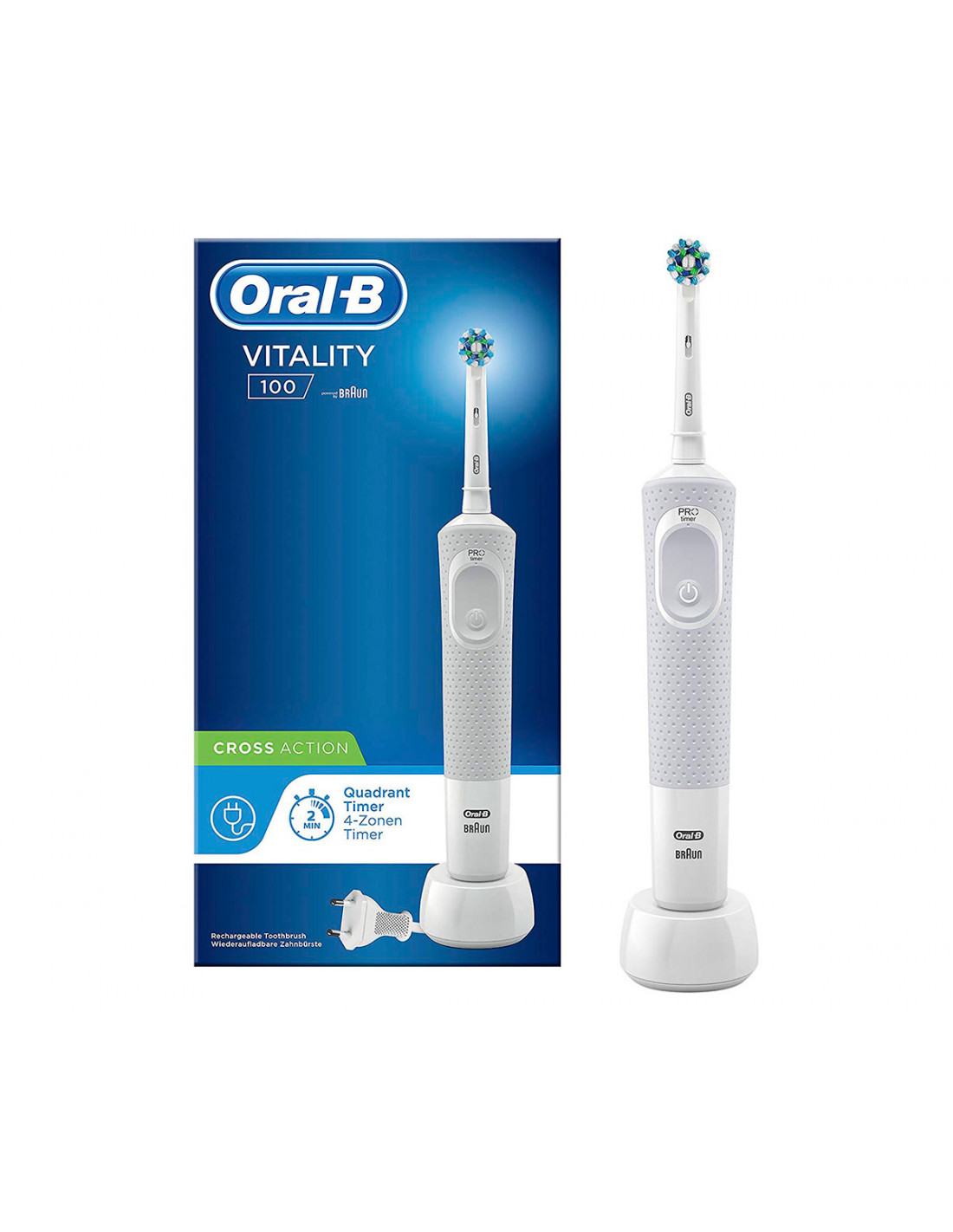 oral b vitality 100 how to use