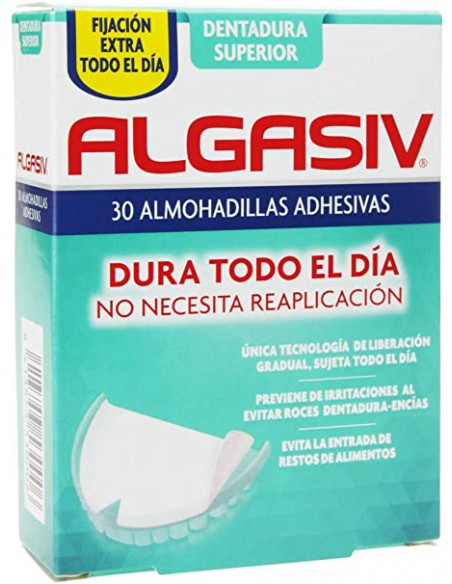 Algasiv dentadura superior 30 almohadillas | Higiene | Farmaelglobo Algasiv dentadura superior 30 almohadillas | Higiene | Farmaelglobo