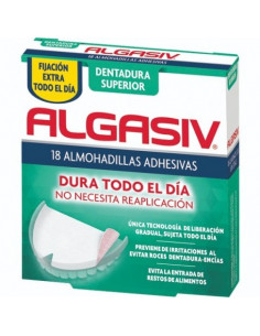 Algasiv dentadura superior 18 almohadillas | Higiene | Farmaelglobo