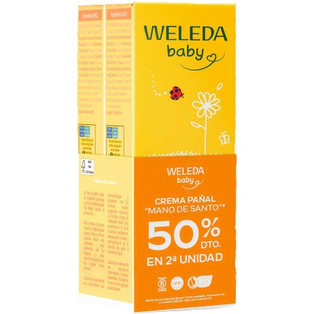 Weleda Baby Crema Pañal Duplo 2x75 ml