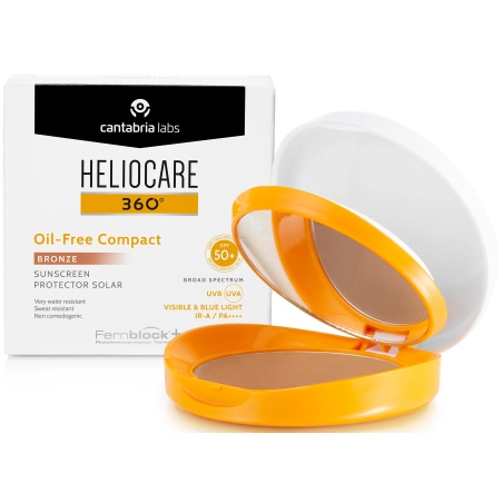 Heliocare 360 Oil Free Compact Color Bronze SPF50+ | Cosmética | Fa...