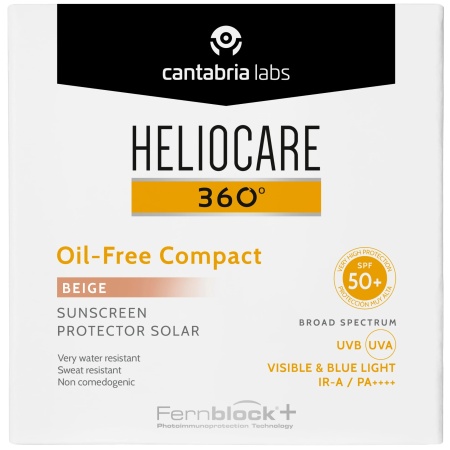 Heliocare 360 Oil Free Compact Color Beige SPF50+ | Cosmética | Far...