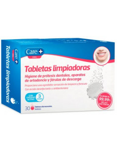 Care + Crema tabletas limpiadoras 30 ud | Higiene | Farmaelglobo