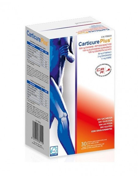 Carticure Plus 30 sobres | Nutricion deportiva | Farmaelglobo Carticure Plus 30 sobres | Nutricion deportiva | Farmaelglobo