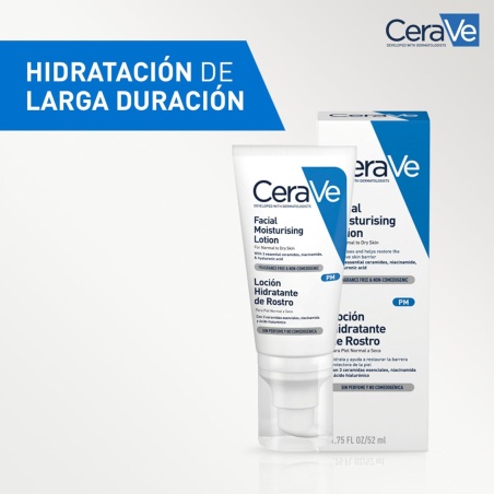 CeraVe Loción Hidratante De Rostro 50 g | Cosmética | Farmaelglobo